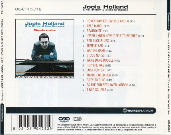 Jools Holland - Beatroute (2005 CD) Mint