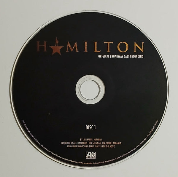 Lin-Manuel Miranda - Hamilton ~ An American Musical (2015 O.C.R DCD) Mint