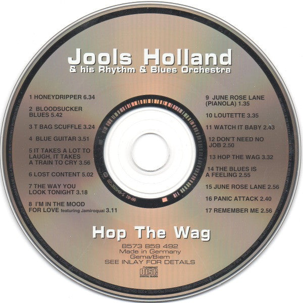Jools Holland & his R&B Orchestra - Hop the Wag (2000 CD) NM