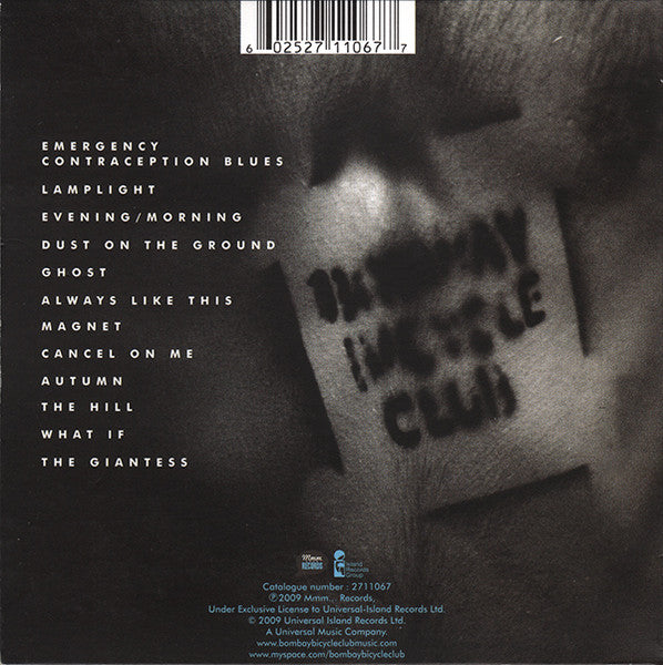 Bombay Bicycle Club - I had the Blues but I Shook them loose (2009 CD) NM