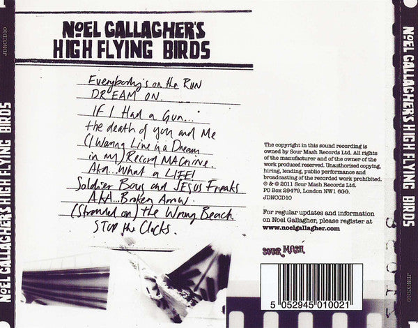 Noel Gallagher's High Flying Birds - Self Titled (2011 CD) NM