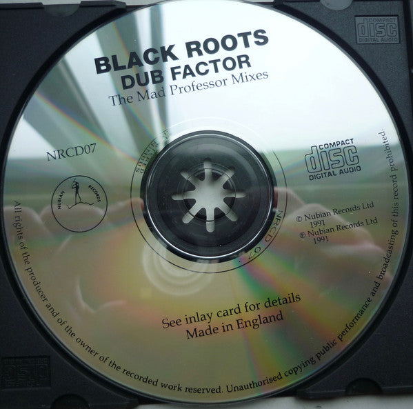 Black Roots - Dub Factor ~ Mad Professor Mixes (1991 CD) VG+