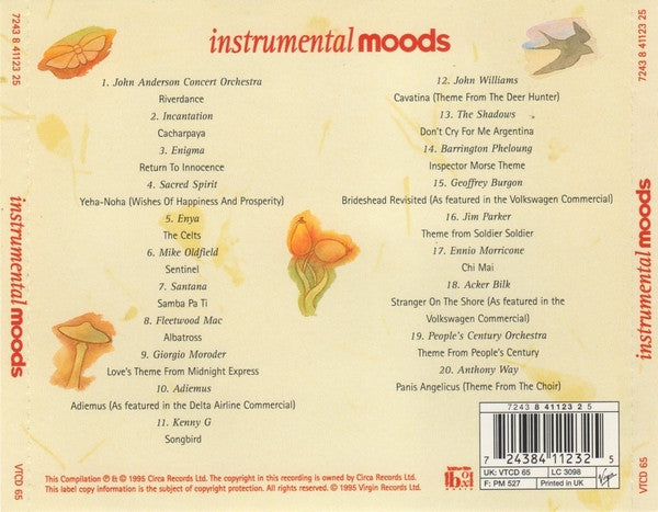 Various - Instrumental Moods (1995 CD) Mint