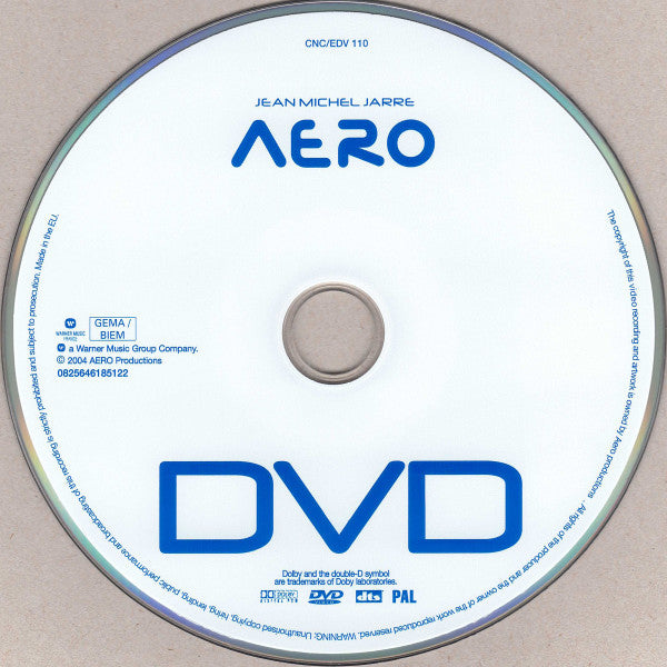 Jean Michel Jarre - Aero (2004 CD + 5.1 DVD) VG+