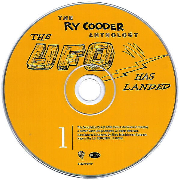 Ry Cooder - Anthology ~ The Eagle has landed (2008 DCD) VG+