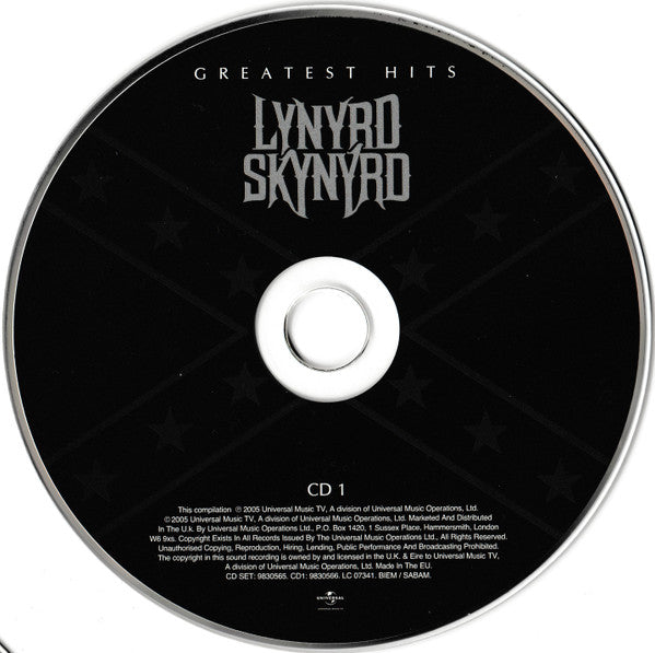 Lynyrd Skynyrd - Greatest Hits (2005 DCD) Mint