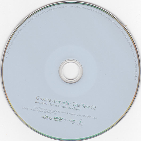Groove Armada - Best of (2004 CD inc Bonus Live @ Brixton DVD) NM