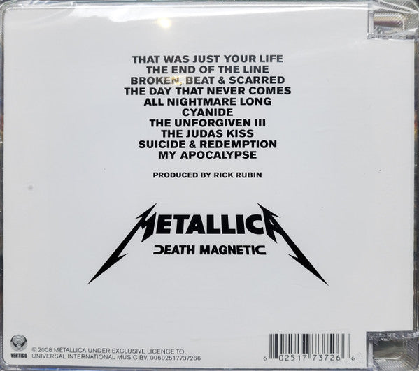 Metallica - Death Magnetic (2008 CD) NM