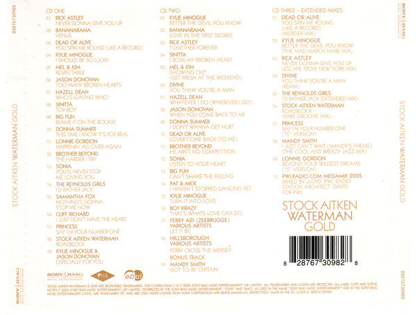 Stock Aitken Waterman - Gold (2005 TCD) VG+