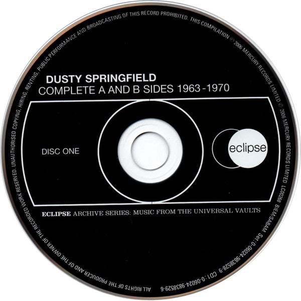 Dusty Springfield Complete A and B Sides 63 70 2006 DCD VG