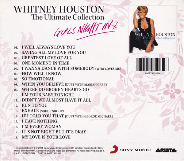 Whitney Houston - The Ultimate Collection (2011 Slipcase Reissue) NM