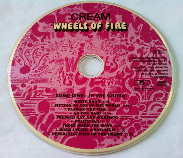 Cream - Wheels of Fire (1997 Remaster DCD) Mint