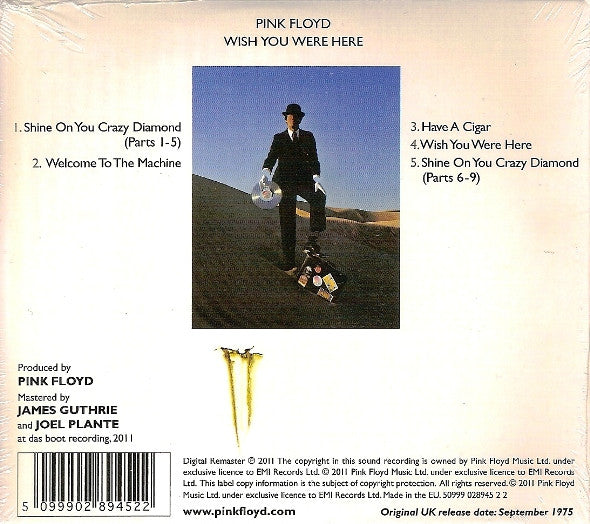Pink Floyd - Wish You Were Here (2011 Remaster CD) NM