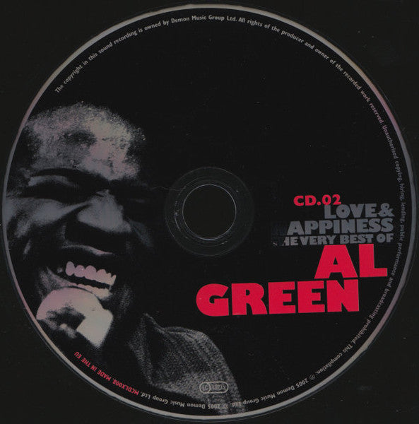 Al Green - Love & Happiness ~ Very Best of (2005 DCD) VG+