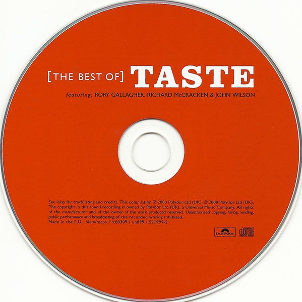 Taste - The Best of (2000 CD) Mint