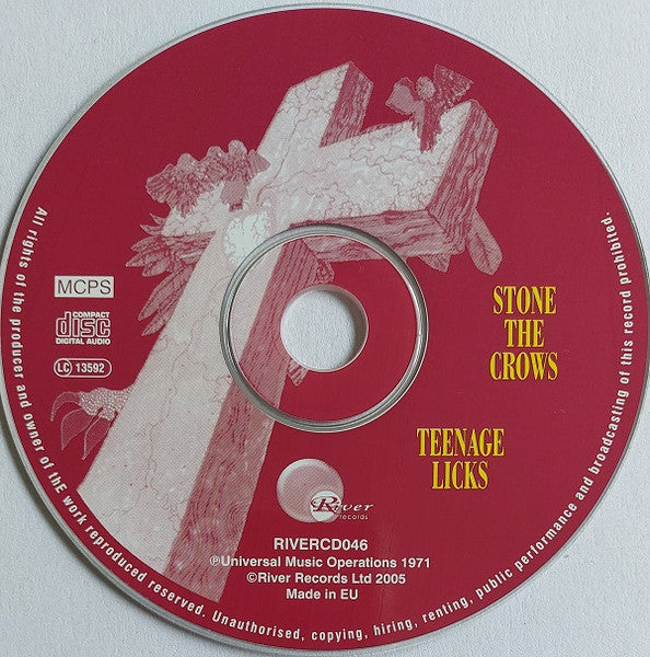 Stone the Crows - Teenage Licks (Rare 2005 CD) VG+