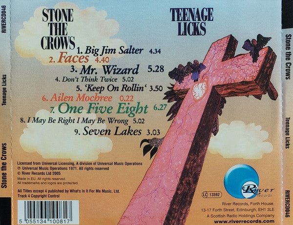 Stone the Crows - Teenage Licks (Rare 2005 CD) VG+
