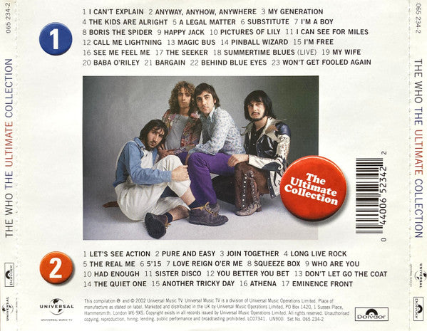 The Who - The Ultimate Collection (2002 DCD) NM