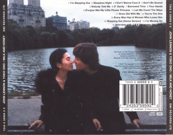 John Lennon & Yoko Ono - Milk and Honey (2001 CD) Mint