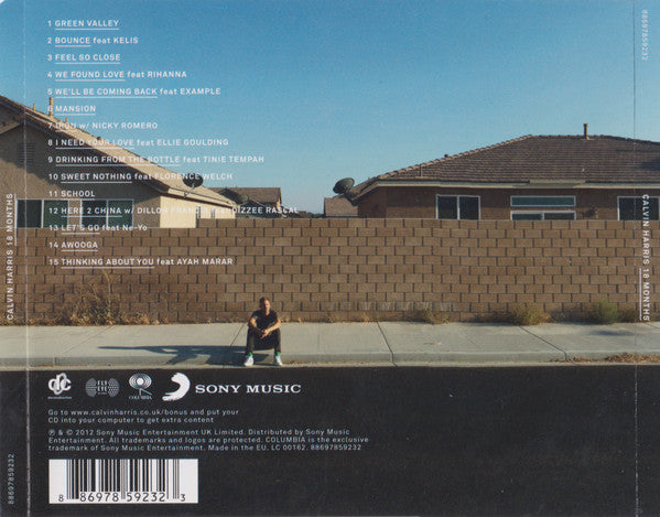 Calvin Harris - 18 Months (2012 CD) NM