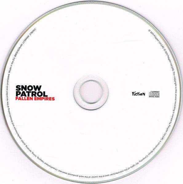 Snow Patrol - Fallen Empires (2011 CD) Mint