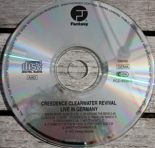 Creedence Clearwater Revival - Live in Germany (1988 Germany CD) NM