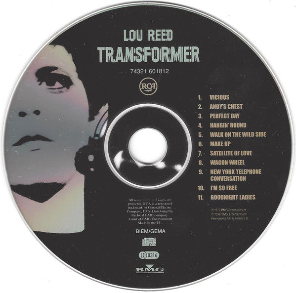 Lou reed - Transformer (1998 CD) VG+