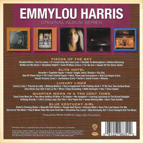 Emmylou Harris - Original Album Series (5 CD Box Set) NM