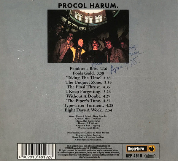 Procol Harum - Procol's Ninth (2000 CD) NM