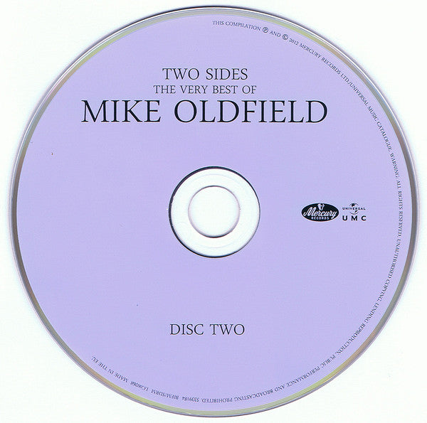 Mike Oldfield - Two Sides ~ The Very Best of (2012 DCD) VG+