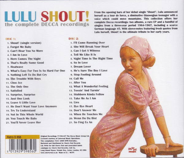 Lulu - Shout~The Complete Decca Recordings (2009 DCD) VG+