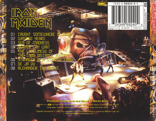 Iron Maiden - Somewhere in Time (2005 Enhanced EMI UK CD) NM