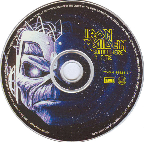 Iron Maiden - Somewhere in Time (2005 Enhanced EMI UK CD) NM