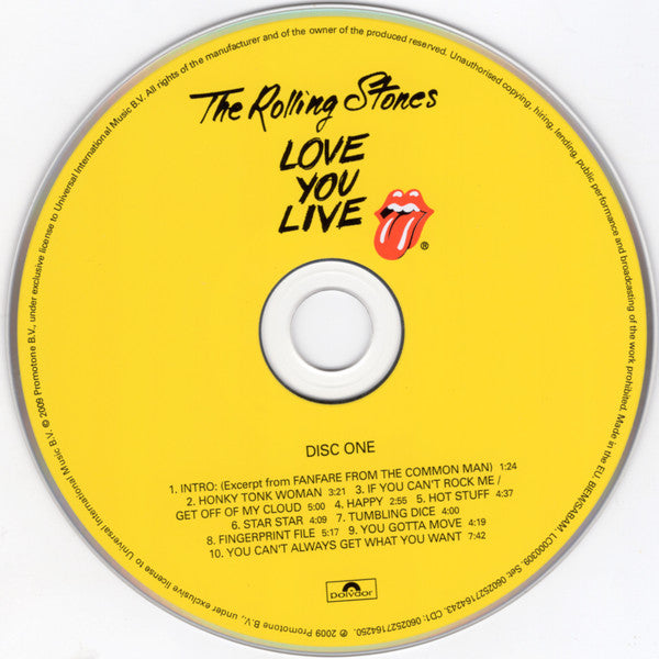 Rolling Stones - Love You Live (2009 DCD) Mint