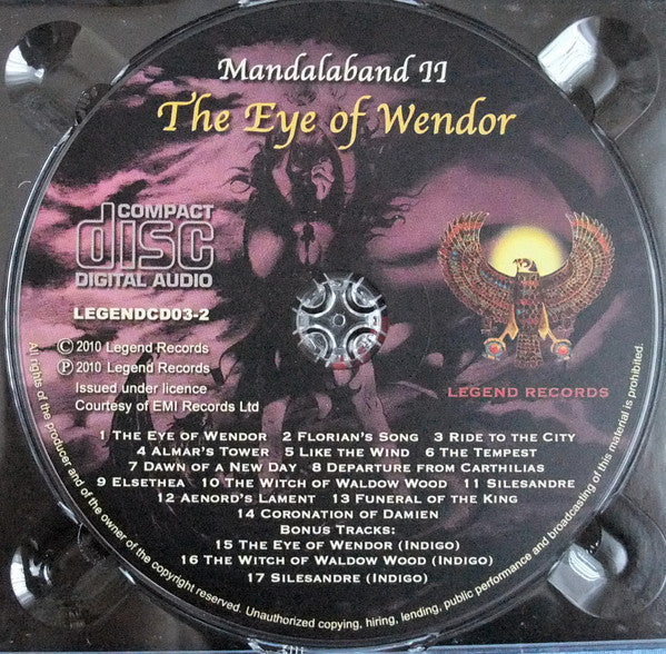 Mandalaband I & II - Resurrection ~ Remixed & Remastered (2010 DCD) VG+