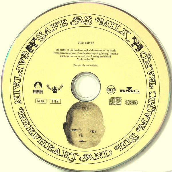 Captain Beefheart - Safe as Milk (Remastered & Expanded 1999 CD) Mint