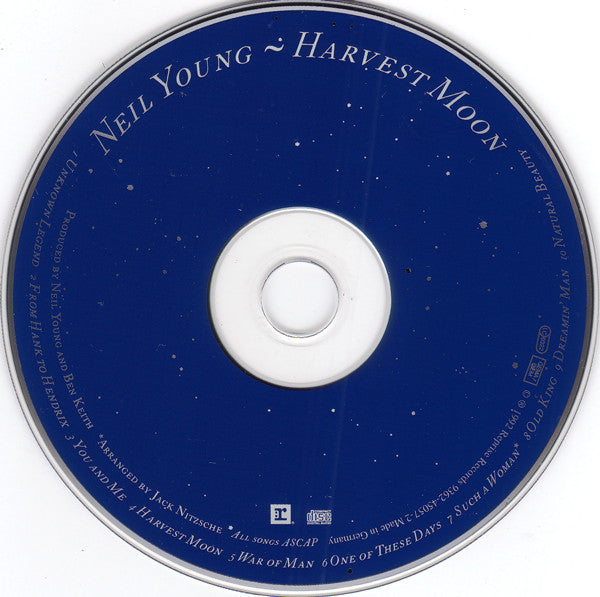 Neil Young - Harvest Moon (1992 CD) Mint