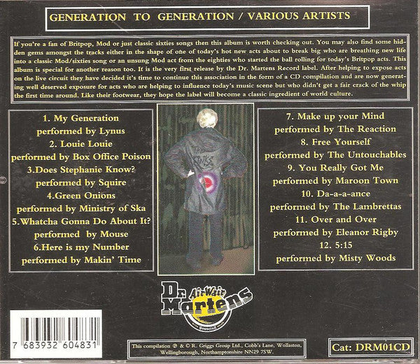 Various - Generation to Generation (Dr.Martens 1997 CD) NM