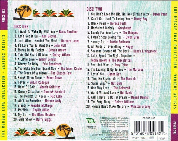 Various - The Reggae Love Collection (2004 DCD) NM