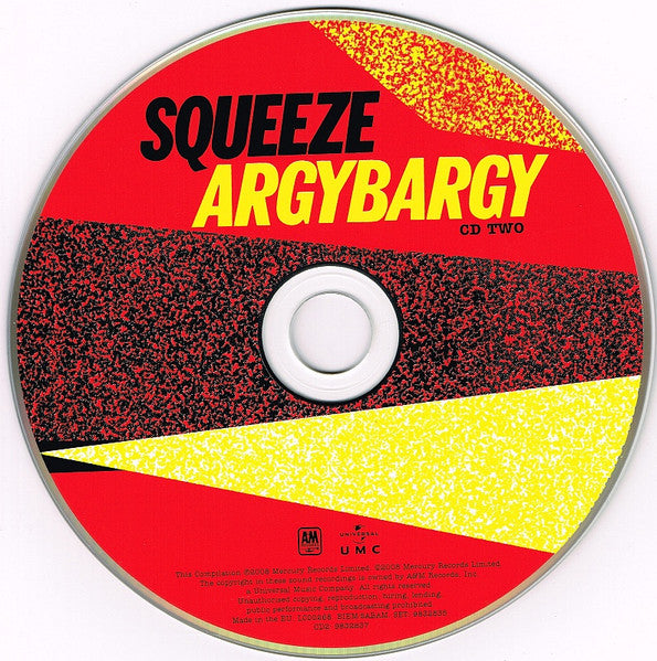 Squeeze - Argybargy (2008 Deluxe Edition DCD) NM