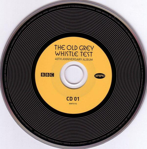 Various - The Old grey Whistle Test 40th Anniversary Album (Triple CD Set) NM