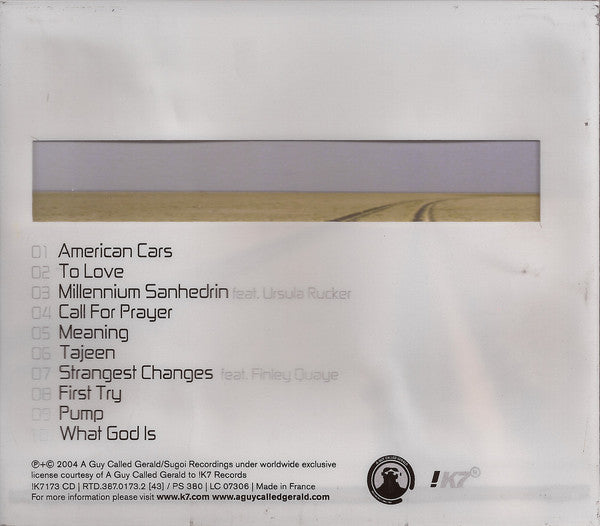 A Guy Called Gerald - To All Things What They Need (2005 CD) Mint