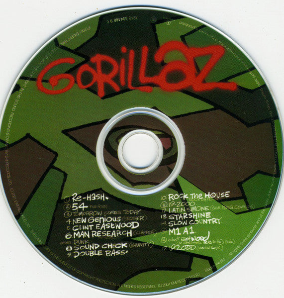 Gorillaz - Gorillaz (2001 CD) VG+