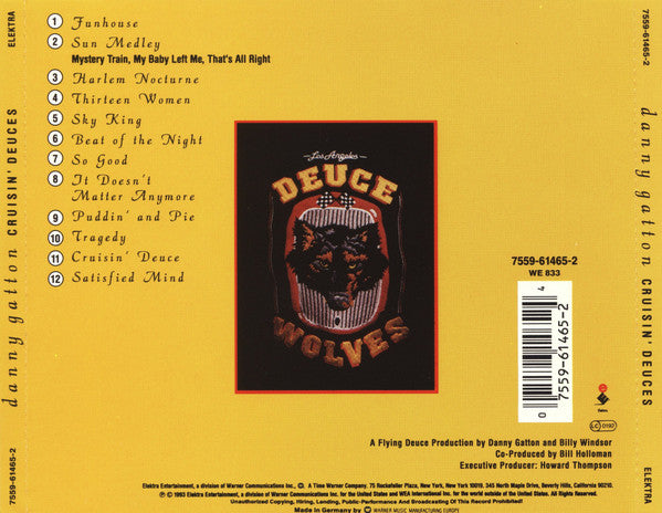 Danny Gatton - Cruisin' Deuces (1993 CD) NM