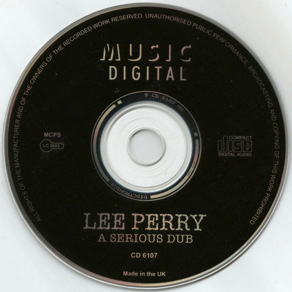 Lee Perry - A Serious Dub~Chill Out With the Upsetter (1997 CD) Mint