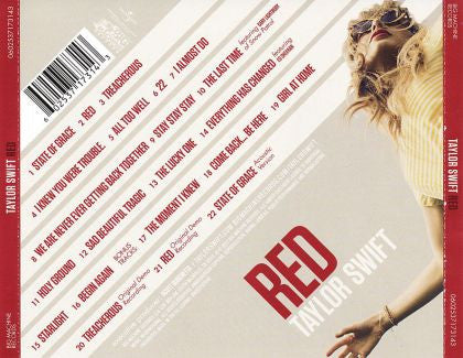 Taylor Swift - Red (2012 Deluxe Edition DCD) Mint