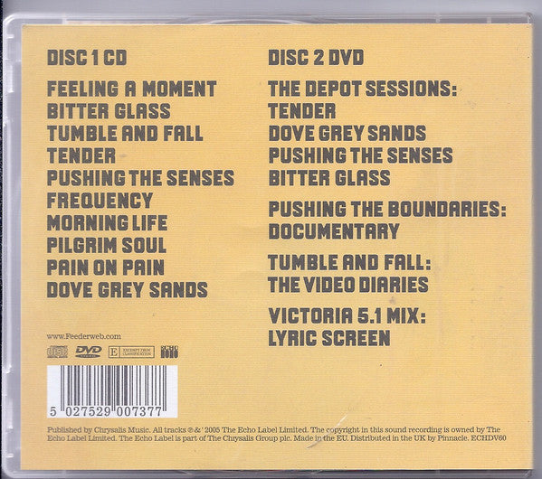 Feeder - Pushing the Senses (Limited Edition 'Keep Case' CD + DVD) NM