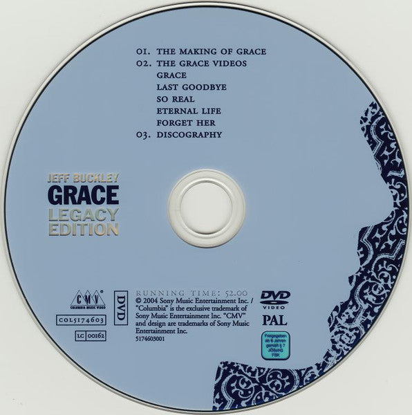 Jeff Buckley - Grace (2004 Legacy Edition 2 x CD + DVD) NM