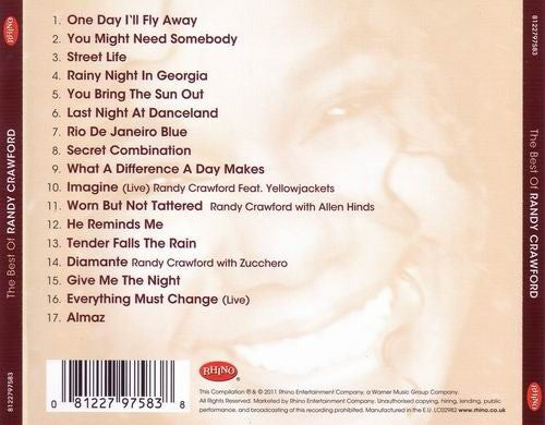 Randy Crawford - The Best of (2011 CD) Mint