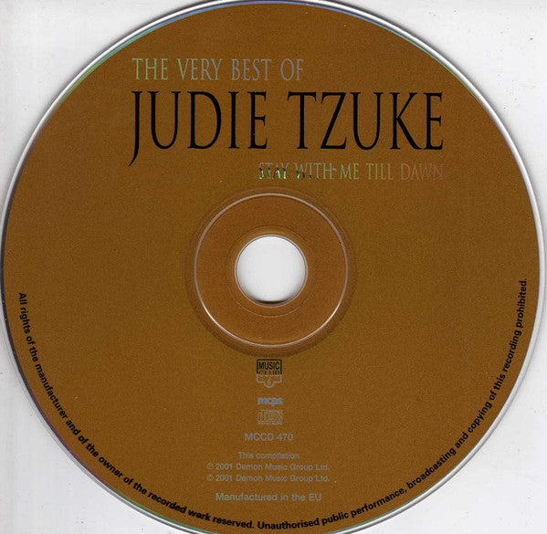 Judie Tzuke - Very Best of ~ Stay with me till Dawn (2001 Music Club CD) VG+